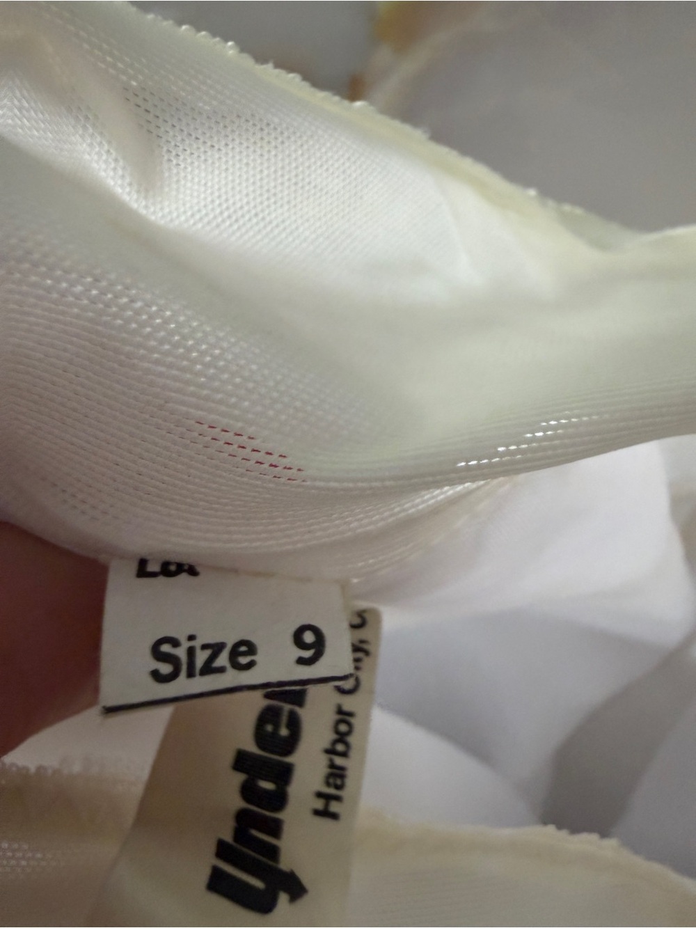 Vintage White Tiered Full-Length Women's Petticoat Skirt - Picture 9 of 11